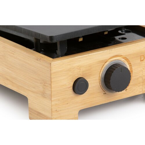 DOMO DO9270G stolní elektrický Plancha gril Bamboo Style