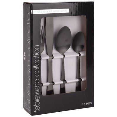 Set tacâmuri 16 piese EH Black
