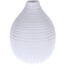 Vază ceramică Asuan albă, 17,5 cm