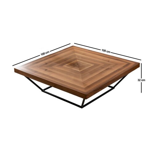 Konferenční stolek Cora Walnut