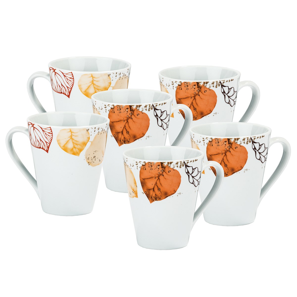 993781 6-dielna sada hrnčekov Autumn, 290 ml
