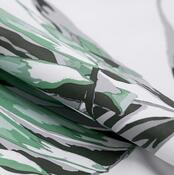 Restilo Blackout Palm Leaves függöny, zöld, 140 x 245 cm