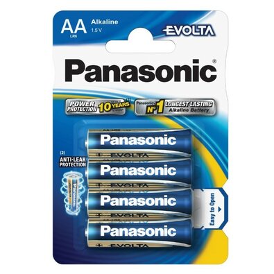 Set baterii Panasonic LR6EGE/4BP EVOLTA, 4 buc