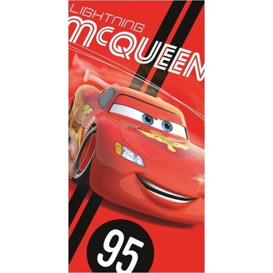 Prosop plajă Cars microfibră, 70 x 140 cm