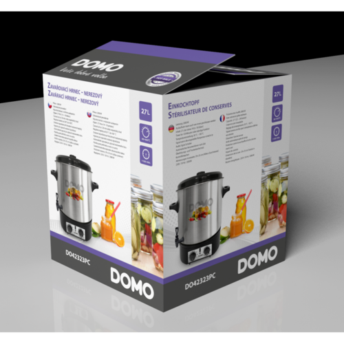 DOMO DO42323PC Einkochtopf mit Zapfhahn