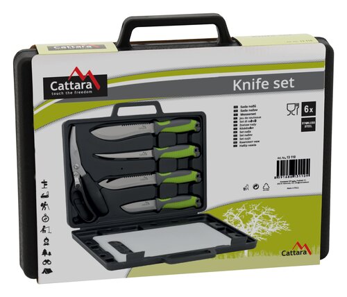 Cattara Grillmesserset, 6 Teile