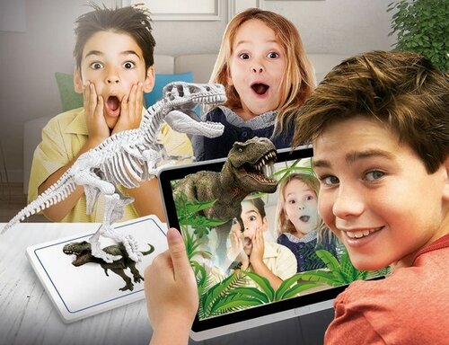 Clementoni ásatások – T-Rex + Triceraptos