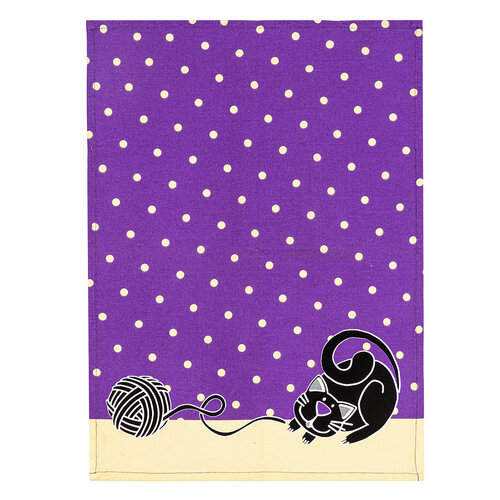 Tischset Katze Violett, 33 x 45 cm