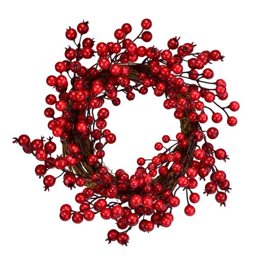 Vence z červenými bobulemi Cedrino, 30 cm