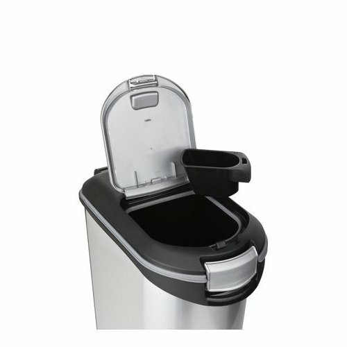 Curver Posoda za krmo, srebrna, 35 l