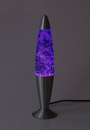 Rabalux 76115 dekorativní lávová LED lampa Glitter 2, fialová