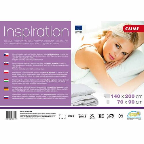 Set Bettdecke und Kissen INSPIRATION140 x 200 cm, 70 x 90 cm