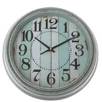 Zegar ścienny Stripes, śr. 30,5 cm, plastik