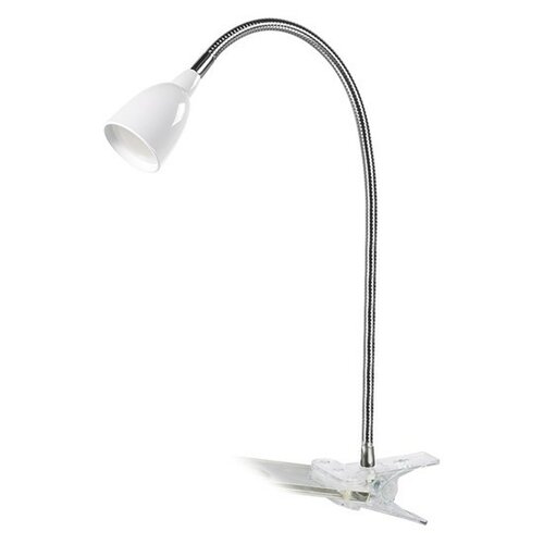 Fotografie Solight LED stolní lampička, 2.5W, 3000K, clip, bílá barva