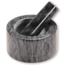 Kesper 71504 Mortier de marbre avec pilon, noir,cm pr. 13 cm