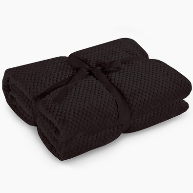 DecoKing Henry takaró, fekete, 150 x 200 cm
