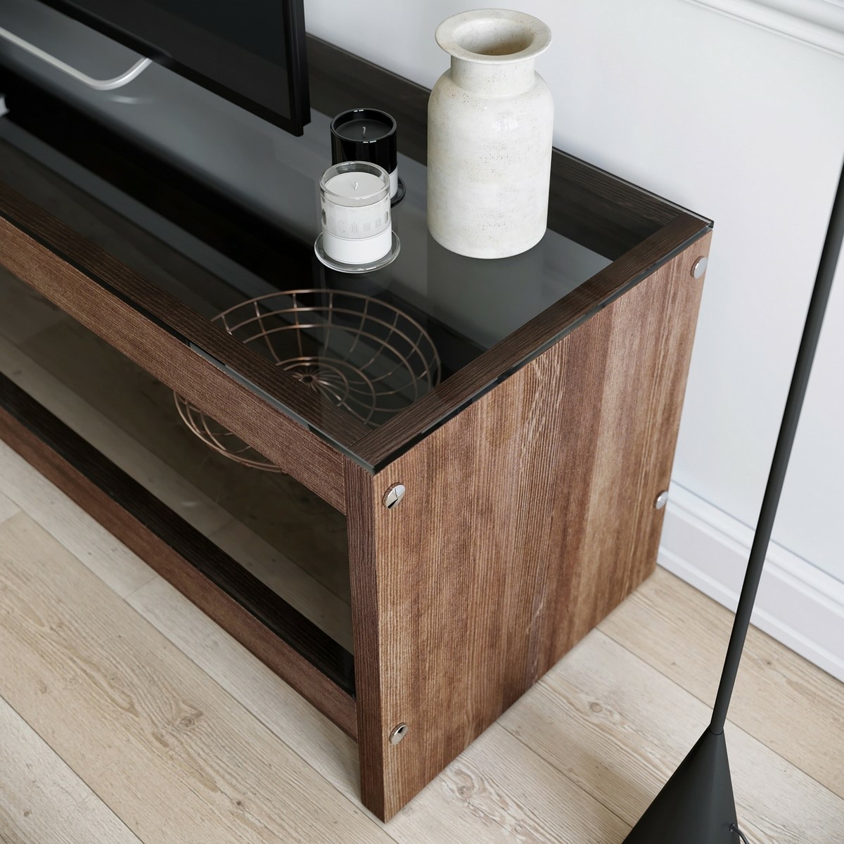 Televízny stolík Tima Walnut