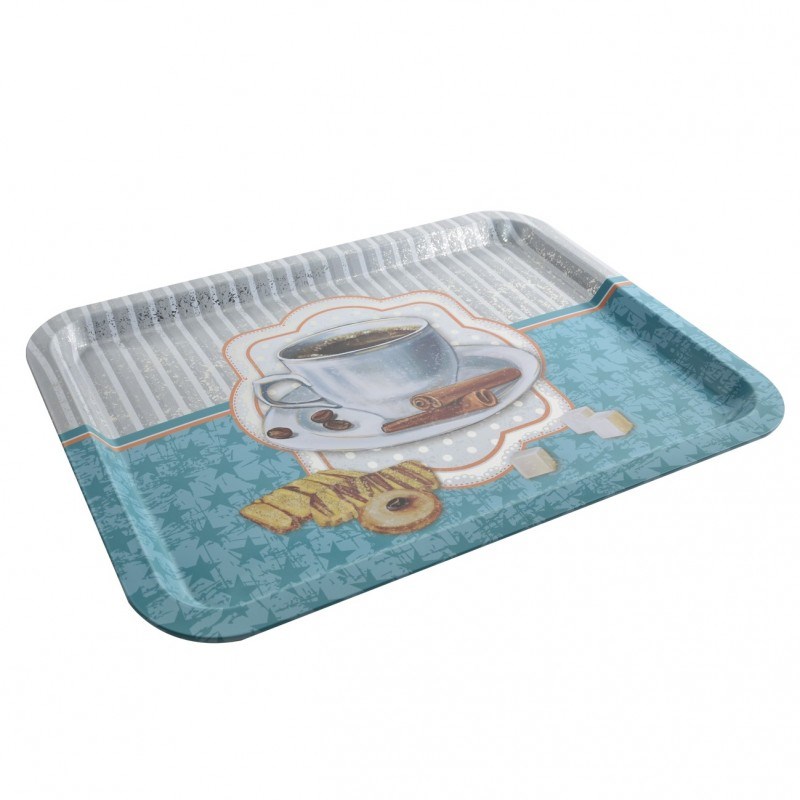 Plechová tácka Cup tea