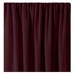 AmeliaHome Blackout Oxford Pleat függöny, burgundy, 140 x 245 cm