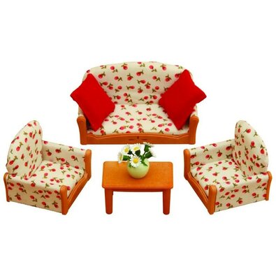 Sylvanian Families Mobilier - set canapea cu masă
