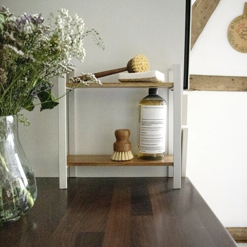 Wenko Louisa Acacia kuhinjska polica, 2 police, 32× 11 × 33 cm
