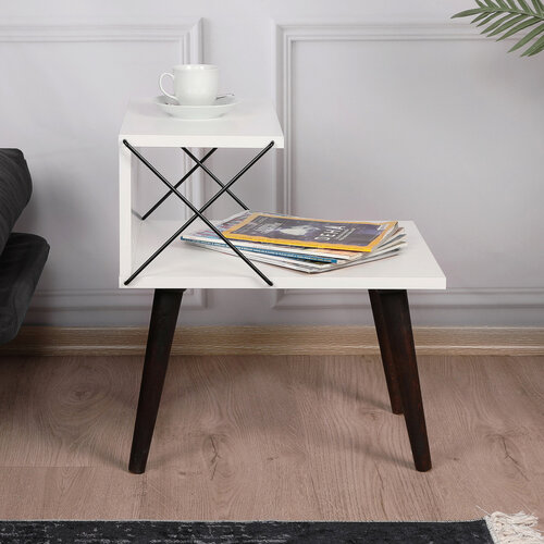 Nachttisch Cross White