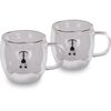 Lamart LT9125 Set de 2 pahare Bear Vaso, 250 ml,transparent