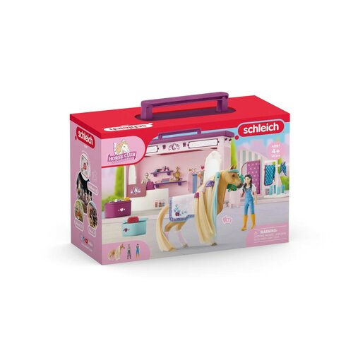 Schleich 42587 Мобільний бутік для коней, 29 x18,6 x 11,8 см