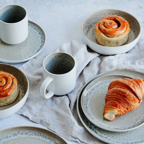 Mäser Zestaw naczyń stołowych 16 szt. MALEA – beżowy