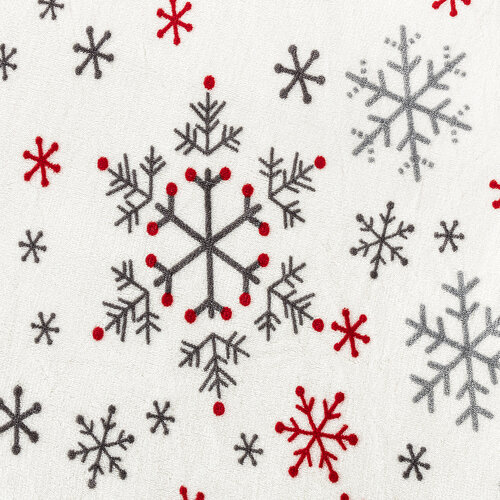 4Home Snowflakes mikroflanel lepedő, 180 x 200 cm