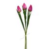 Tulipán műcsokor bordó, 50 cm