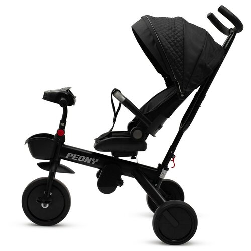 Baby Mix Triciclu pentru copii Peony EVA, negru