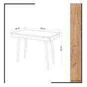 Pracovní stůl Valencia Oak