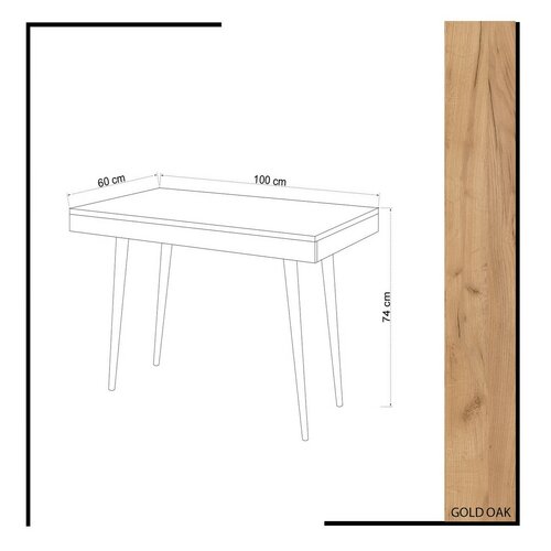 Pracovní stůl Valencia Oak