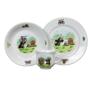 Thun 3-częściowy zestaw obiadowy dla dzieci Krecik i Ślimak