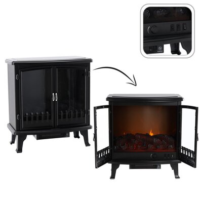 Șemineu electric - imitație de flacără 63,5 x 35 x70 cm, 900/1800W