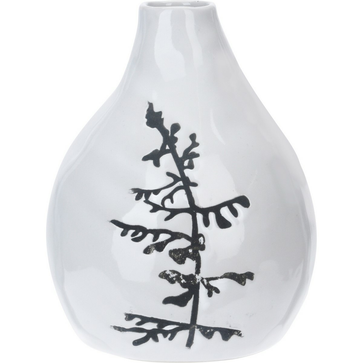 Porcelánová váza Art s dekorem stromku, 11 x 14 cm