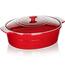 Banquet Form Auflaufform oval mit Deckel Culinaria Red 3,6 l