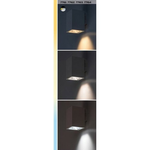 Rabalux 77161 zewnętrzna lampa ścienna LED Urfa, 9 W, IP65, biały