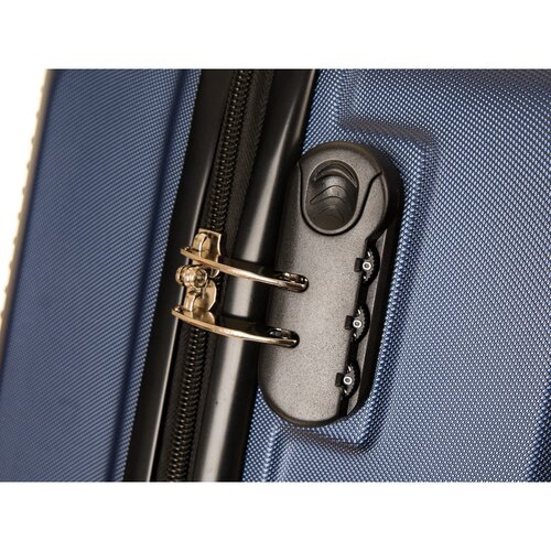 Pretty UP Reisekoffer ABS03 M, Blau