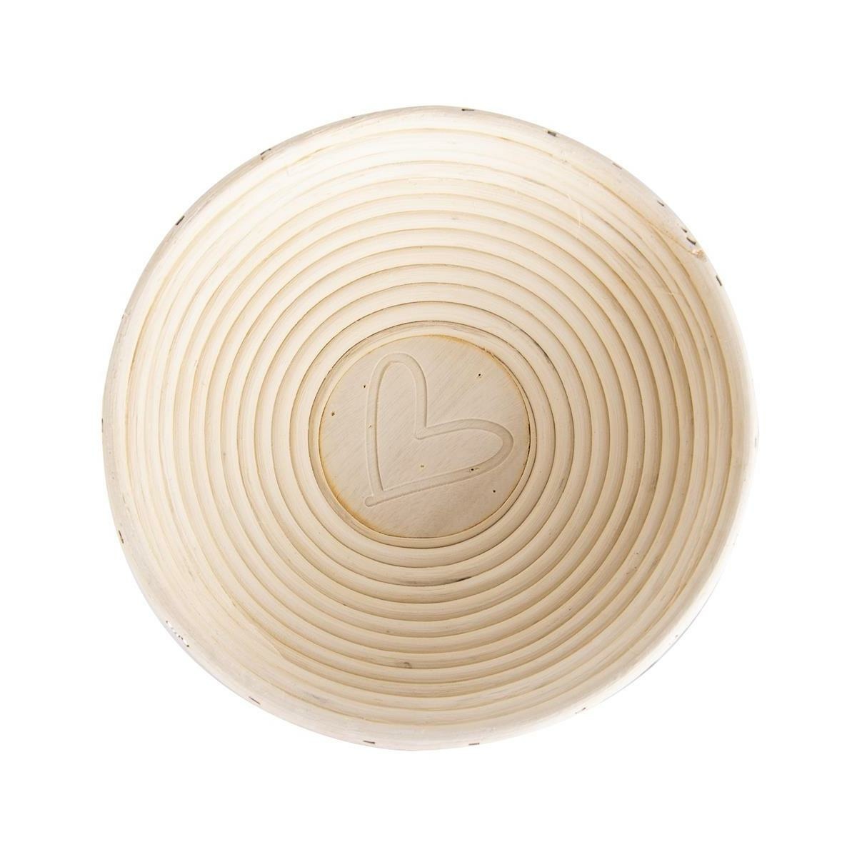 Orion Szív rattan kenyértartó, kerek, átmérő: 21 cm termék 2. képe