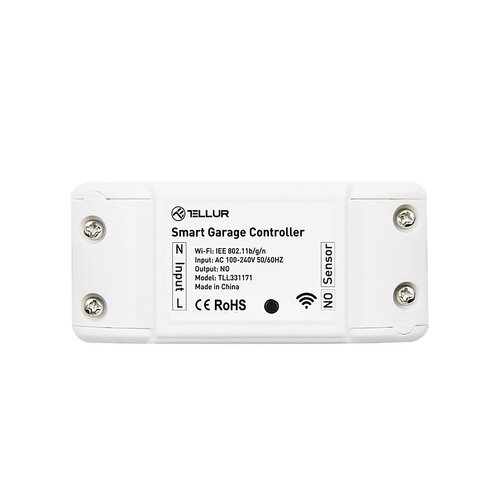 Tellur WiFi Smart Sada pro ovládání garážových vrat, bílá