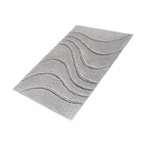 RIDDER 729307 La ola Badematte mit Anti-Rutsch-Beschichtung, 60 x 90 cm, grau