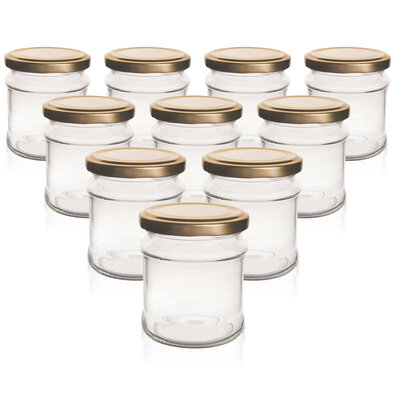 Orion Set of preserving jars with lids Deva 0.212l, 10 pcs