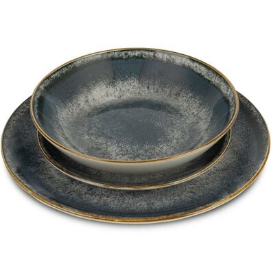 BerlingerHaus 18dielna súprava tanierov Aspen, siv