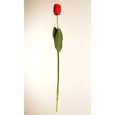 Umelá kvetina Tulipán červená, 60 cm