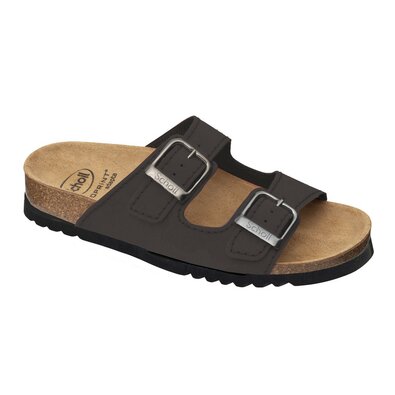 Scholl Pantofle Malaren Low tmavohnedá, veľ. 37