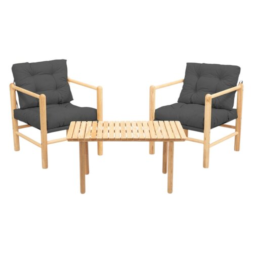 Gartenmöbel-Set Rony, anthrazit