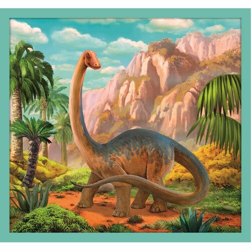 Trefl Puzzle Dinoszauruszok, 10az1-ben