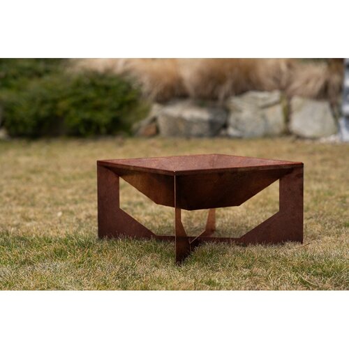 Vento Focar de grădină 50 x 50 x 30 cm, corten CORGARDEN 1014